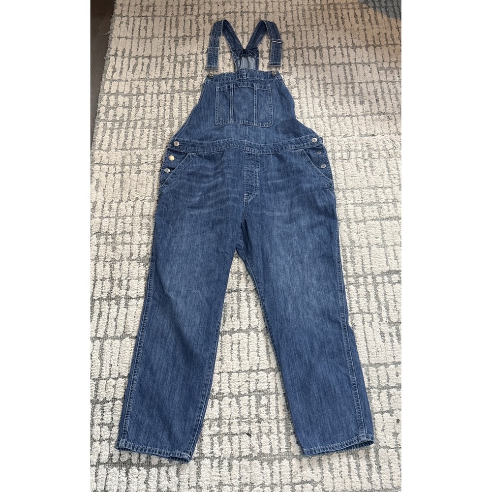Classic Blue Denim Overalls - Women's Jeans